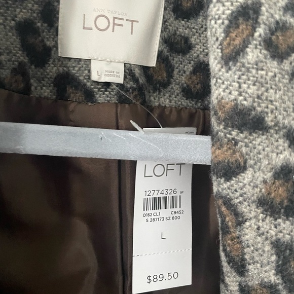 Loft Wool Leopard Coat - Picture 2 of 5